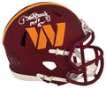 Mark Moseley Signed Washington Commanders Riddell Speed Mini Helmet w/MVP'82 - MOSMIN322 - Mark Moseley Signed Washington Commanders Riddell Speed Mini Helmet w/MVP'82 product image