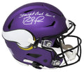 Randy Moss Signed Minnesota Vikings SpeedFlex Riddell Speed Authentic Helmet w/Straight Cash Homie - MOSPRO300 - Randy Moss Signed Minnesota Vikings SpeedFlex Riddell Speed Authentic Helmet w/Straight Cash Homie product image