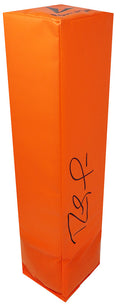 Randy Moss Signed Orange Endzone Football Pylon - MOSPYL300 - Randy Moss Signed Orange Endzone Football Pylon product image