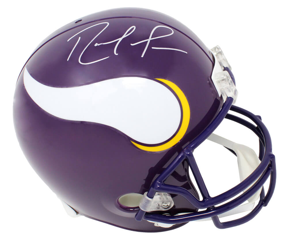 Randy Moss Signed Minnesota Vikings Riddell Full Size Replica Helmet - MOSREP300 - Randy Moss Signed Minnesota Vikings Riddell Full Size Replica Helmet product image