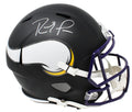 Randy Moss Signed Minnesota Vikings Flat Black Matte Riddell Speed Full Size Replica Helmet - MOSREP302 - Randy Moss Signed Minnesota Vikings Flat Black Matte Riddell Speed Full Size Replica Helmet product image