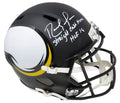 Randy Moss Signed Minnesota Vikings AMP Alternate Series Riddell Full Size Speed Replica Helmet w/Straight Cash Homie, HOF'18 - MOSREP303 - Randy Moss Signed Minnesota Vikings AMP Alternate Series Riddell Full Size Speed Replica Helmet w/Straight Cash Homie, HOF'18 product image