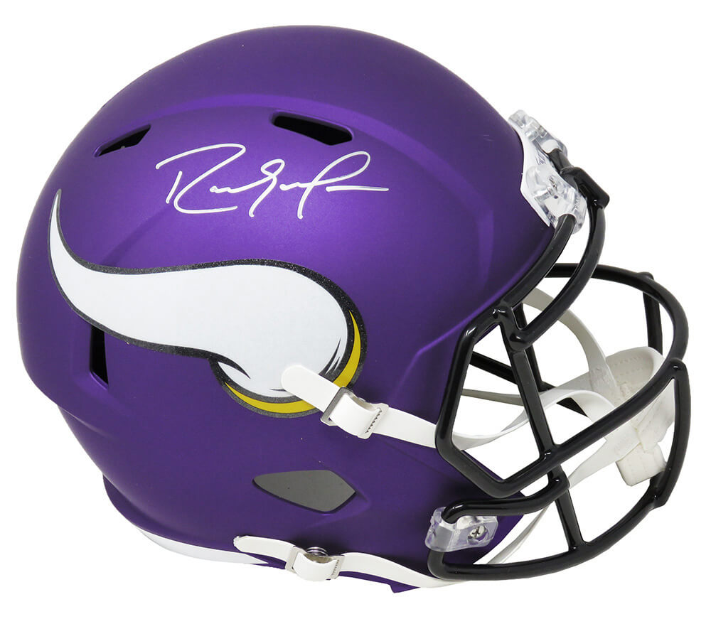 Randy Moss Signed Minnesota Vikings Riddell Speed Full Size Replica Helmet - MOSREP305 - Randy Moss Signed Minnesota Vikings Riddell Speed Full Size Replica Helmet product image