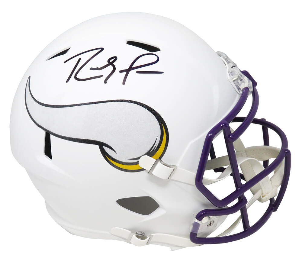 Randy Moss Signed Minnesota Vikings Flat White Matte Riddell Speed Full Size Replica Helmet - MOSREP306 - Randy Moss Signed Minnesota Vikings Flat White Matte Riddell Speed Full Size Replica Helmet product image