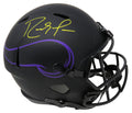Randy Moss Signed Minnesota Vikings Eclipse Black Matte Riddell Speed Full Size Replica Helmet - MOSREP307 - Randy Moss Signed Minnesota Vikings Eclipse Black Matte Riddell Speed Full Size Replica Helmet product image