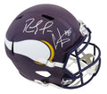 Randy Moss & Cris Carter Signed Minnesota Vikings Riddell Full Size Speed Replica Helmet - MOSREP321 - Randy Moss & Cris Carter Signed Minnesota Vikings Riddell Full Size Speed Replica Helmet product image