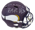 Randy Moss & Cris Carter Signed Minnesota Vikings Riddell Full Size Speed Replica Helmet w/All We Do Is Catch TD's - MOSREP322 - Randy Moss & Cris Carter Signed Minnesota Vikings Riddell Full Size Speed Replica Helmet w/All We Do Is Catch TD's product image