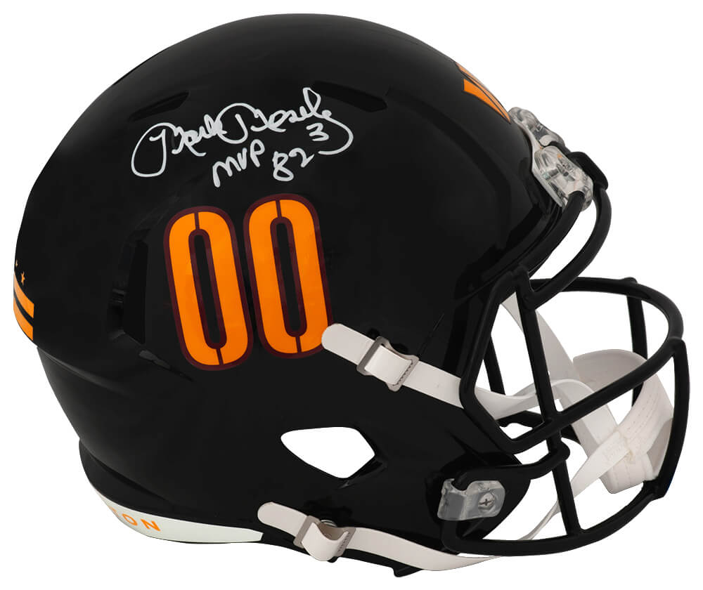 Mark Moseley Signed Washington Commanders 2022 Alt Black Riddell Full Size Speed Replica Helmet w/MVP'82 - MOSREP342 - Mark Moseley Signed Washington Commanders 2022 Alt Black Riddell Full Size Speed Replica Helmet w/MVP'82 product image