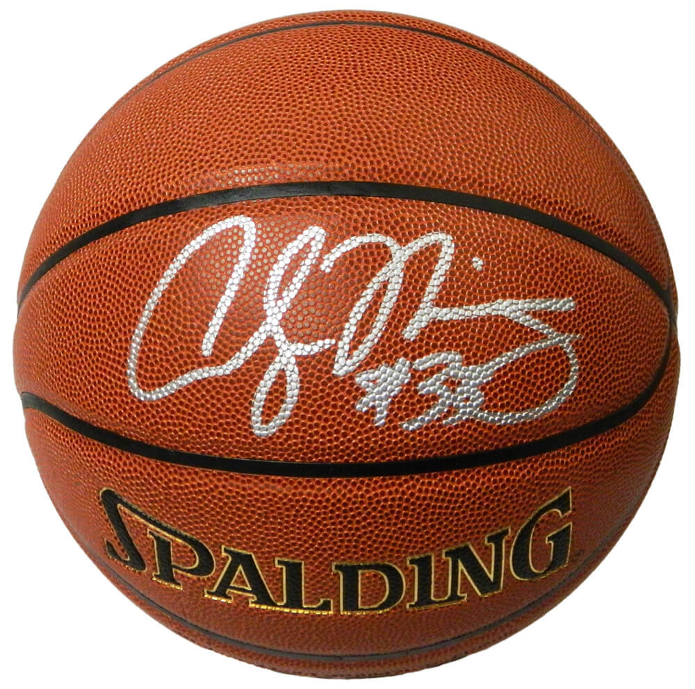 Alonzo Mourning Signed Spalding NBA Indoor/Outdoor Basketball - MOUBSK200 - Alonzo Mourning Signed Spalding NBA Indoor/Outdoor Basketball product image