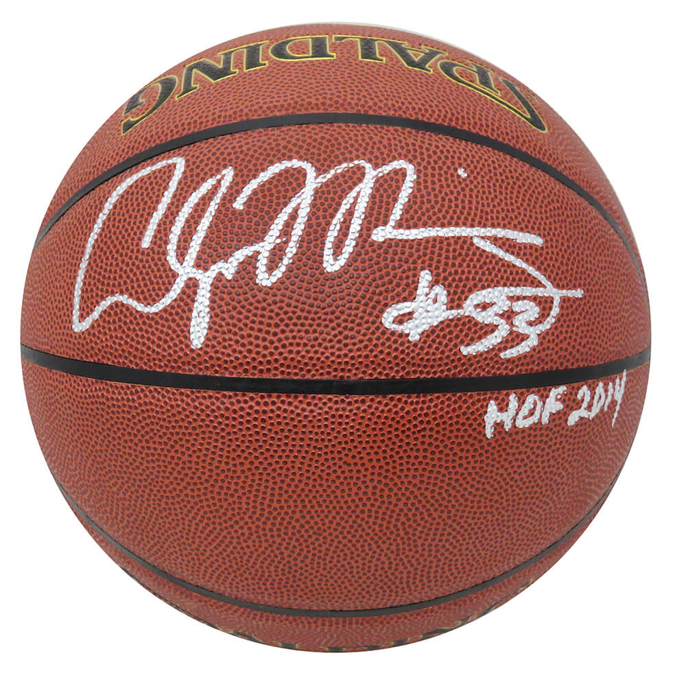 Alonzo Mourning Signed Spalding NBA Indoor/Outdoor Basketball w/HOF 2014 - MOUBSK201 - Alonzo Mourning Signed Spalding NBA Indoor/Outdoor Basketball w/HOF 2014 product image