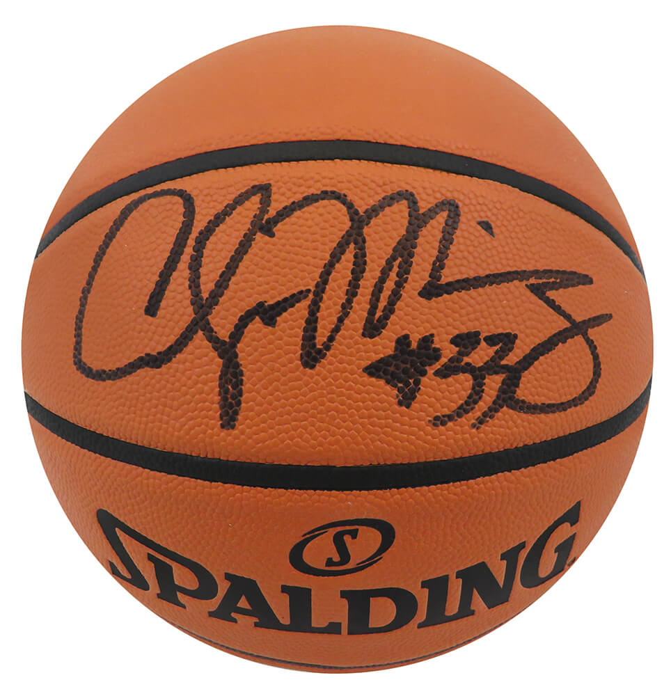 Alonzo Mourning Signed Spalding NeverFlat Game Series Replica NBA Basketball - MOUBSK204 - Alonzo Mourning Signed Spalding NeverFlat Game Series Replica NBA Basketball product image