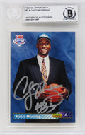 Alonzo Mourning Signed Charlotte Hornets 1992-93 Upper Deck Rookie Card #2 - (Beckett Encapsulated) - MOUCAR202 - Alonzo Mourning Signed Charlotte Hornets 1992-93 Upper Deck Rookie Card #2 - (Beckett Encapsulated) product image