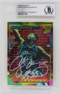 Alonzo Mourning Signed Charlotte Hornets 1993-94 Topps Finest Basketball Card #104 - (Beckett Encapsulated) - MOUCAR203 - Alonzo Mourning Signed Charlotte Hornets 1993-94 Topps Finest Basketball Card #104 - (Beckett Encapsulated) product image