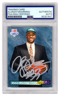 Alonzo Mourning Signed 1992-93 Upper Deck Rookie Basketball Card #2 - (PSA Encapsulated) - MOUCAR223 - Alonzo Mourning Signed 1992-93 Upper Deck Rookie Basketball Card #2 - (PSA Encapsulated) product image