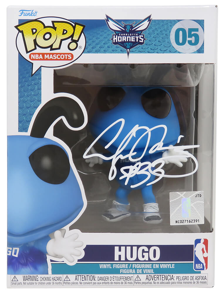 Alonzo Mourning Signed Charlotte Hornets Hugo NBA Mascot Funko Pop Doll #05 - MOUFUN200 - Alonzo Mourning Signed Charlotte Hornets Hugo NBA Mascot Funko Pop Doll #05 product image