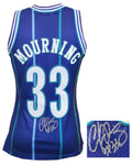 Alonzo Mourning Signed Charlotte Hornets Throwback 1994 Purple M&N Swingman Basketball Jersey - MOUJRY202 - Alonzo Mourning Signed Charlotte Hornets Throwback 1994 Purple M&N Swingman Basketball Jersey product image