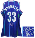 Alonzo Mourning Signed Charlotte Hornets Throwback 1994 Purple M&N Authentic Basketball Jersey - MOUJRY203 - Alonzo Mourning Signed Charlotte Hornets Throwback 1994 Purple M&N Authentic Basketball Jersey product image