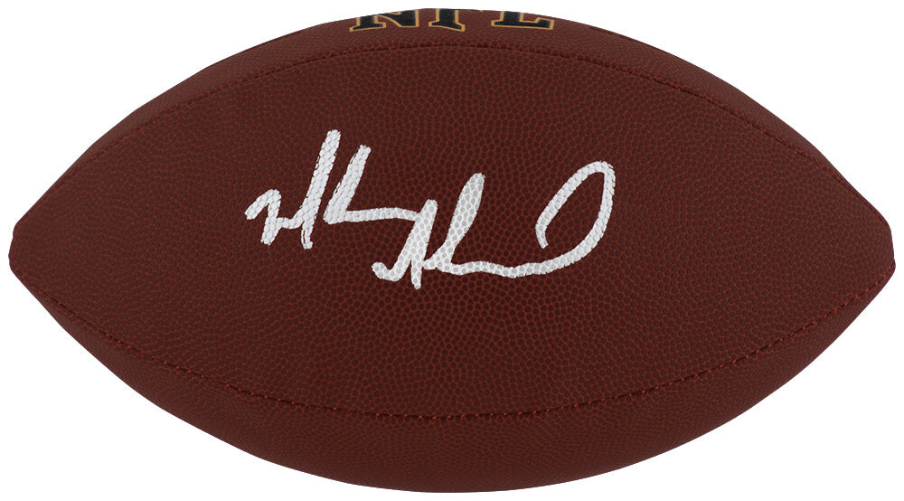 Muhsin Muhammad Signed Wilson Super Grip Full Size NFL Football - MUHFTB300 - Muhsin Muhammad Signed Wilson Super Grip Full Size NFL Football product image