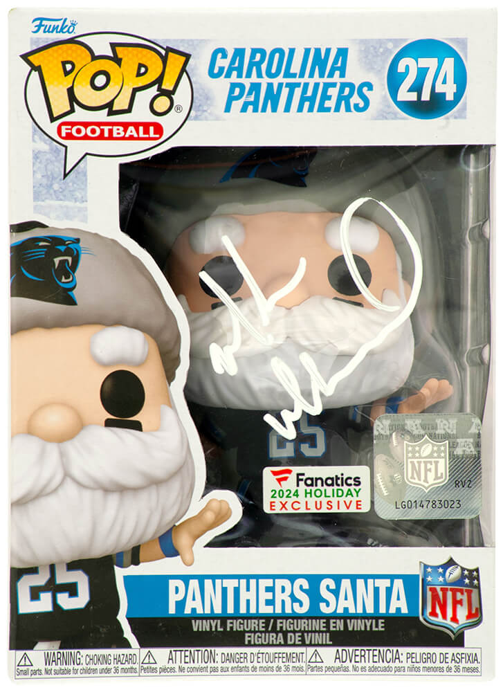 Muhsin Muhammad Signed Carolina Panthers SANTA Funko Pop Doll #274 - MUHFUN300 - Muhsin Muhammad Signed Carolina Panthers SANTA Funko Pop Doll #274 product image