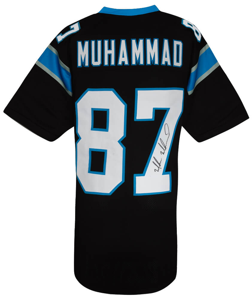 Muhsin Muhammad Signed Black Custom Football Jersey - MUHJRY300 - Muhsin Muhammad Signed Black Custom Football Jersey product image