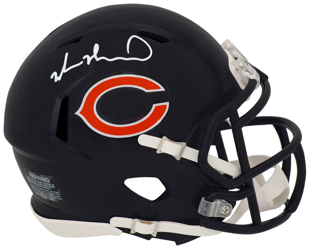 Muhsin Muhammad Signed Chicago Bears Riddell Speed Mini Helmet - MUHMIN301 - Muhsin Muhammad Signed Chicago Bears Riddell Speed Mini Helmet product image