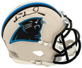 Muhsin Muhammad Signed Carolina Panthers RETRO Riddell Speed Mini Helmet - MUHMIN304 - Muhsin Muhammad Signed Carolina Panthers RETRO Riddell Speed Mini Helmet product image