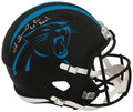Muhsin Muhammad Signed Carolina Panthers 2022 Alternate Black Riddell Full Size Speed Replica Helmet w/2x Pro Bowl - MUHREP303 - Muhsin Muhammad Signed Carolina Panthers 2022 Alternate Black Riddell Full Size Speed Replica Helmet w/2x Pro Bowl product image
