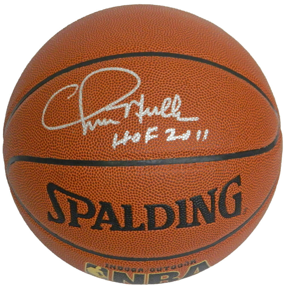 Chris Mullin Signed Spalding Indoor/Outdoor Basketball w/HOF 2011 - MULBSK200 - Chris Mullin Signed Spalding Indoor/Outdoor Basketball w/HOF 2011 product image