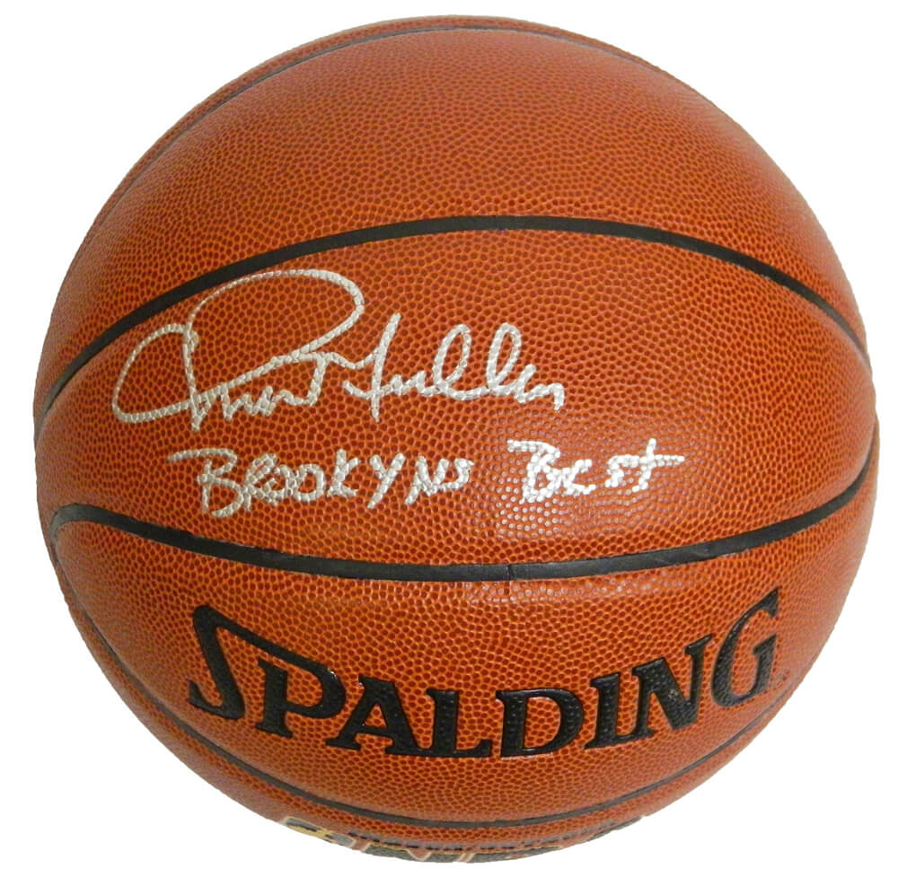 Chris Mullin Signed Spalding Indoor/Outdoor Basketball w/Brookyns Best - MULBSK203 - Chris Mullin Signed Spalding Indoor/Outdoor Basketball w/Brookyns Best product image