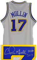 Chris Mullin Signed Warriors Adidas White Swingman Jersey w/HOF 2011 - MULJRY200 - Chris Mullin Signed Warriors Adidas White Swingman Jersey w/HOF 2011 product image