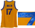 Chris Mullin Signed Warriors Adidas Premier Yellow Jersey w/HOF 2011 - MULJRY201 - Chris Mullin Signed Warriors Adidas Premier Yellow Jersey w/HOF 2011 product image