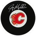Joe Mullen Signed Calgary Flames Medium Logo Hockey Puck - MULPUC404 - Joe Mullen Signed Calgary Flames Medium Logo Hockey Puck product image