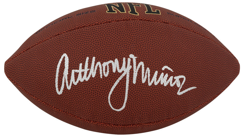 Anthony Munoz Signed Wilson Super Grip Full Size NFL Football - MUNFTB302 - Anthony Munoz Signed Wilson Super Grip Full Size NFL Football product image