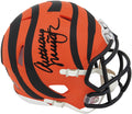 Anthony Munoz Signed Cincinnati Bengals Riddell Speed Mini Helmet - MUNMIN302 - Anthony Munoz Signed Cincinnati Bengals Riddell Speed Mini Helmet product image