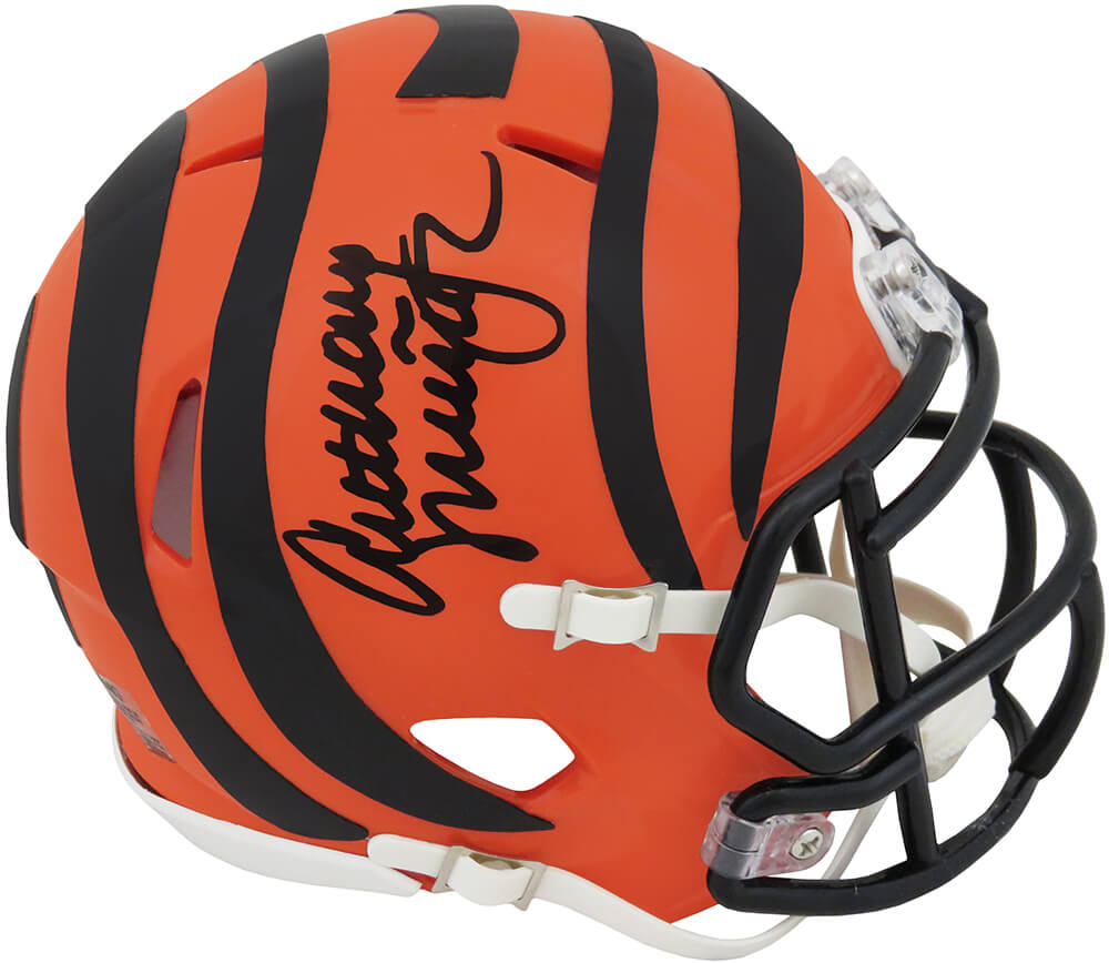 Anthony Munoz Signed Cincinnati Bengals Riddell Speed Mini Helmet - MUNMIN302 - Anthony Munoz Signed Cincinnati Bengals Riddell Speed Mini Helmet product image