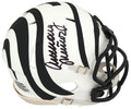 Anthony Munoz Signed Cincinnati Bengals Alternate White Riddell Speed Mini Helmet - MUNMIN305 - Anthony Munoz Signed Cincinnati Bengals Alternate White Riddell Speed Mini Helmet product image