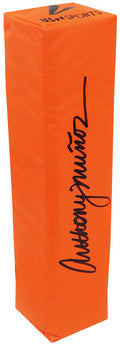 Anthony Munoz Signed Orange Endzone Football Pylon - MUNPYL300 - Anthony Munoz Signed Orange Endzone Football Pylon product image