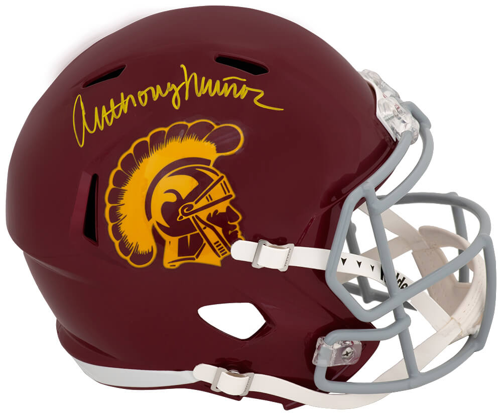 Anthony Munoz Signed USC Trojans Riddell Full Size Speed Replica Helmet - MUNREP310 - Anthony Munoz Signed USC Trojans Riddell Full Size Speed Replica Helmet product image