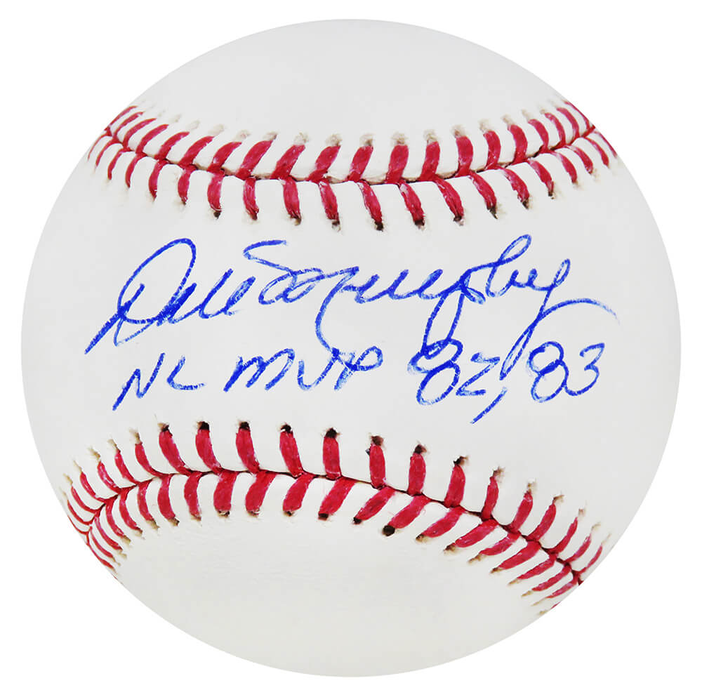 Dale Murphy Signed Rawlings Official MLB Baseball w/NL MVP 82, 83 - MURBSB101 - Dale Murphy Signed Rawlings Official MLB Baseball w/NL MVP 82, 83 product image