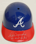 Dale Murphy Signed Atlanta Braves Replica Batting Helmet w/NL MVP 82,83 - MURBTH101 - Dale Murphy Signed Atlanta Braves Replica Batting Helmet w/NL MVP 82,83 product image