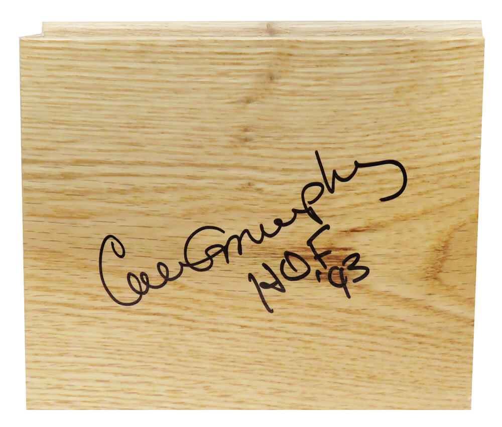 Calvin Murphy Signed 5x6 Floor Piece w/HOF'93 - MURFLO200 - Calvin Murphy Signed 5x6 Floor Piece w/HOF'93 product image