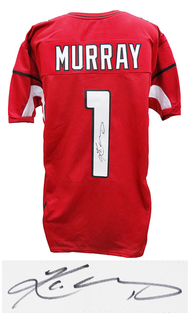 Kyler Murray Signed Red Custom Football Jersey - MURJRY301 - Kyler Murray Signed Red Custom Football Jersey product image