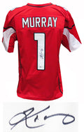 Kyler Murray Signed Red Custom Football Jersey (Beckett) - MURJRY302 - Kyler Murray Signed Red Custom Football Jersey (Beckett) product image