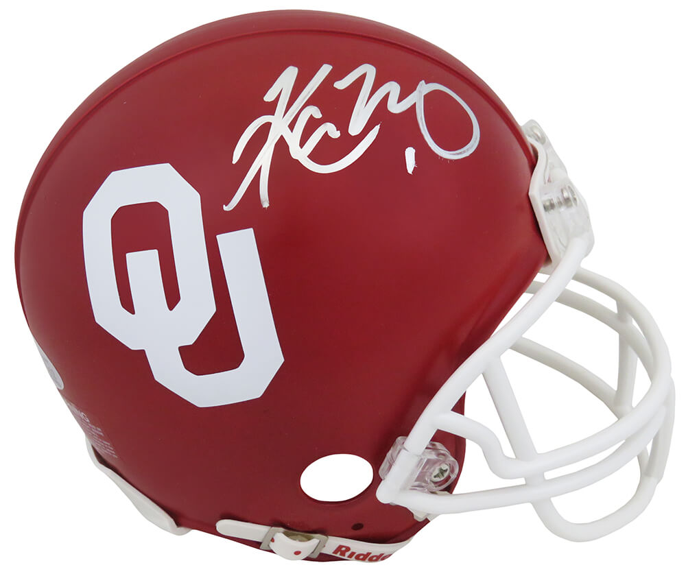 Kyler Murray Signed Oklahoma Sooners Riddell Mini Helmet (Beckett) - MURMIN304 - Kyler Murray Signed Oklahoma Sooners Riddell Mini Helmet (Beckett) product image