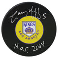 Larry Murphy Signed Los Angeles Kings Throwback Logo Hockey Puck w/HOF 2004 - MURPUC402 - Larry Murphy Signed Los Angeles Kings Throwback Logo Hockey Puck w/HOF 2004 product image