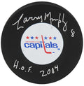 Larry Murphy Signed Washington Capitols Logo Hockey Puck w/HOF 2004 - MURPUC405 - Larry Murphy Signed Washington Capitols Logo Hockey Puck w/HOF 2004 product image