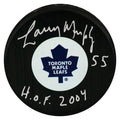 Larry Murphy Signed Maple Leafs Logo Hockey Puck w/HOF 2004 - MURPUC407 - Larry Murphy Signed Maple Leafs Logo Hockey Puck w/HOF 2004 product image