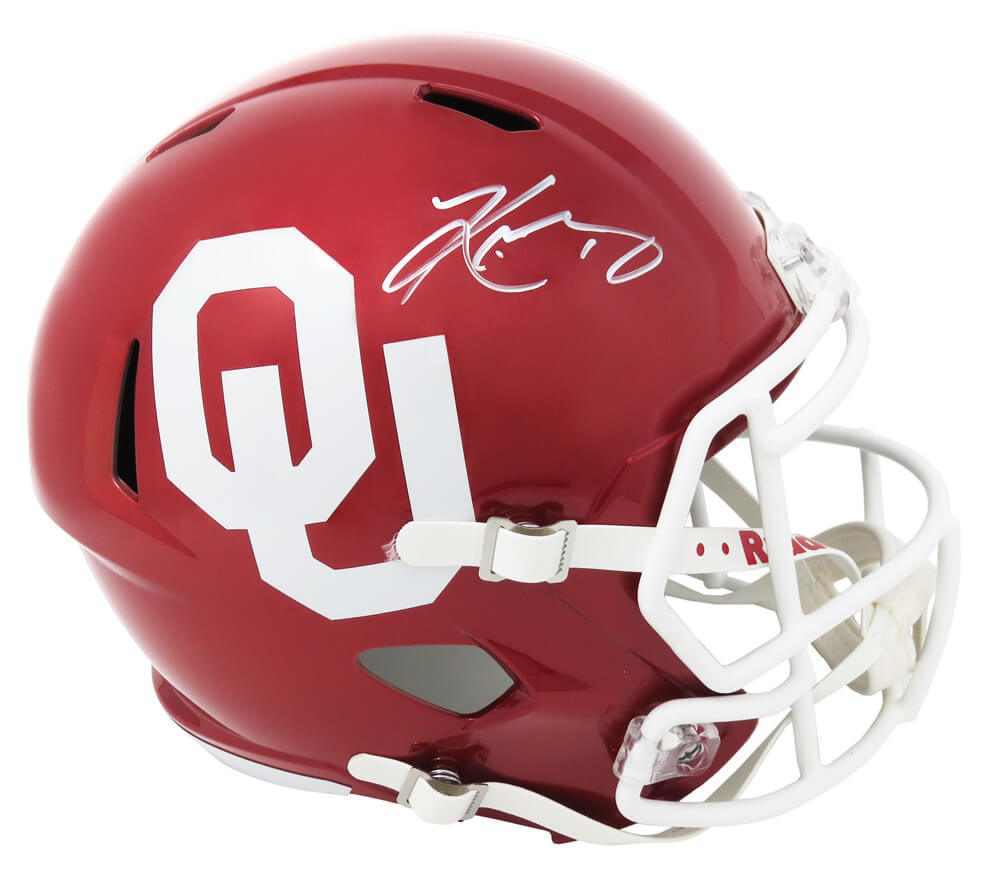 Kyler Murray Signed Oklahoma Sooners Riddell Speed Full Size Replica Helmet - MURREP300 - Kyler Murray Signed Oklahoma Sooners Riddell Speed Full Size Replica Helmet product image