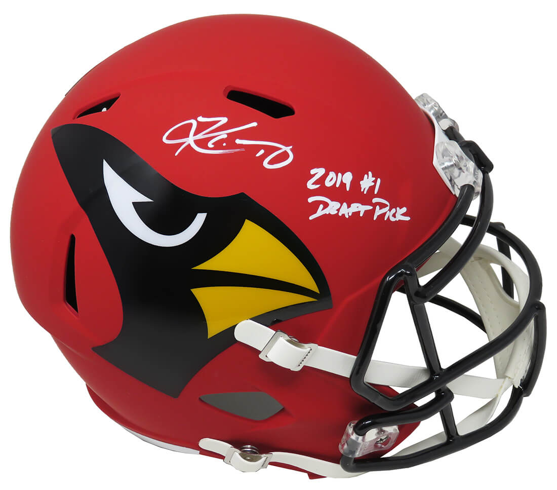 Kyler Murray Signed Arizona Cardinals AMP Alternate Series Riddell Full Size Speed Replica Helmet w/2019 #1 Draft Pick - MURREP302 - Kyler Murray Signed Arizona Cardinals AMP Alternate Series Riddell Full Size Speed Replica Helmet w/2019 #1 Draft Pick product image