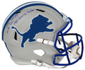 Eddie Murray Signed Detroit Lions Throwback Riddell Full Size Speed Replica Helmet w/2x Pro Bowl, 1981 Scoring Leader - MURREP310 - Eddie Murray Signed Detroit Lions Throwback Riddell Full Size Speed Replica Helmet w/2x Pro Bowl, 1981 Scoring Leader product image